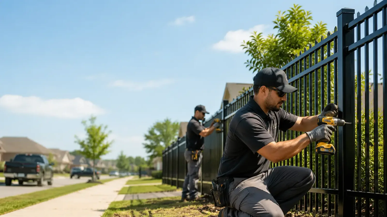 Metal Fence Installation in Wren, OH